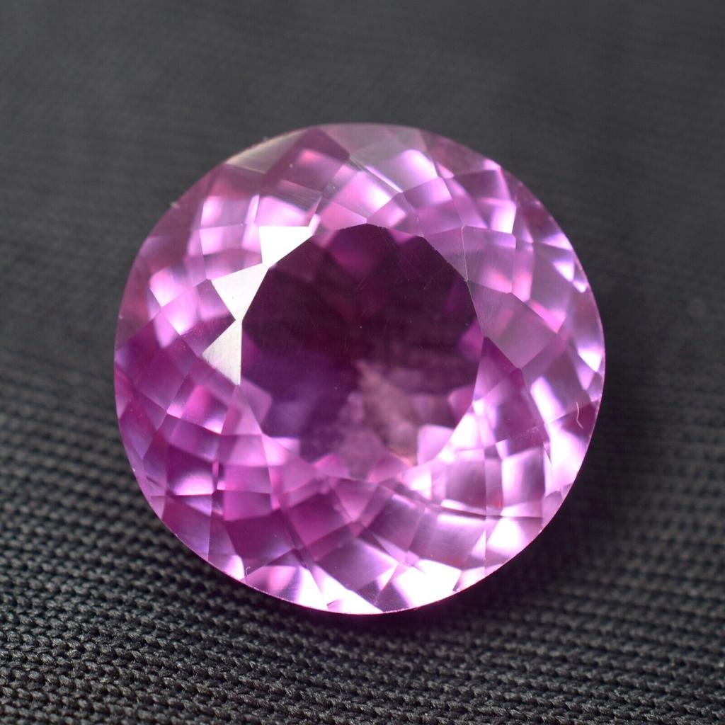 Father's Day, Pink SAPPHIRE Loose Gemstones NATURAL 15.80 Ct Round Cut