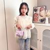 Childrens Small Purse Pu Fabric Cute Fashion Trendy Girls Shoulder Bag For Daily Use