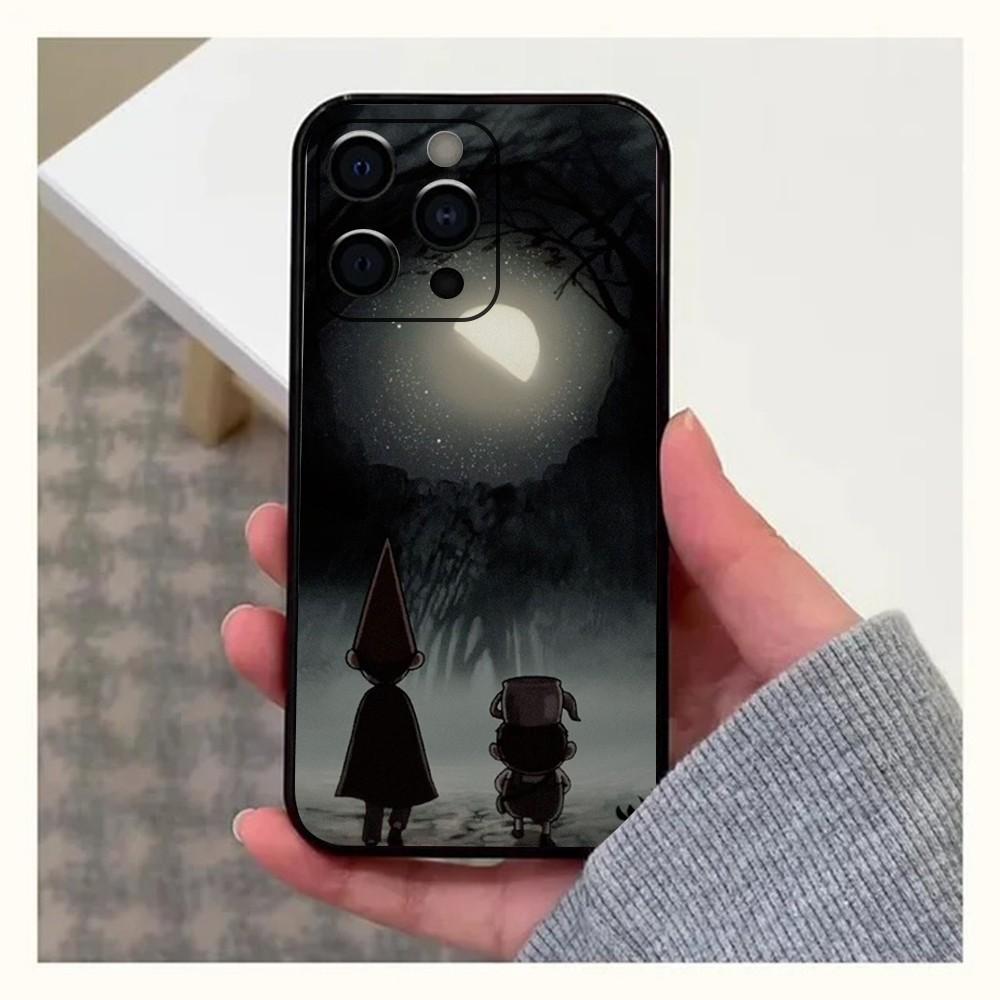 Чехол для телефона Cartton O-Over The Garden Wall для Apple iPhone 15,14,13,12,11,Pro,X,XS,Max,XR,Plus,Mini Мягкий черный чехол