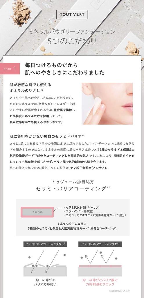 Tuvert Mineral Powder Foundation Ocher 12g SPF31 Removeable with Gentle On the Sensitive Near Blue Light [Powder Foundation] PA+++ Soap, Skin, Skin,