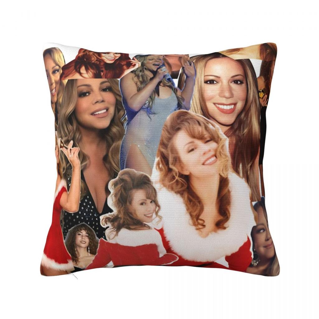 Mariah Carey American Singer Pillow Cover Cushion Cover Soft Graphic Pillow Case Novelty Pillowcases For Sofa Home Decorative