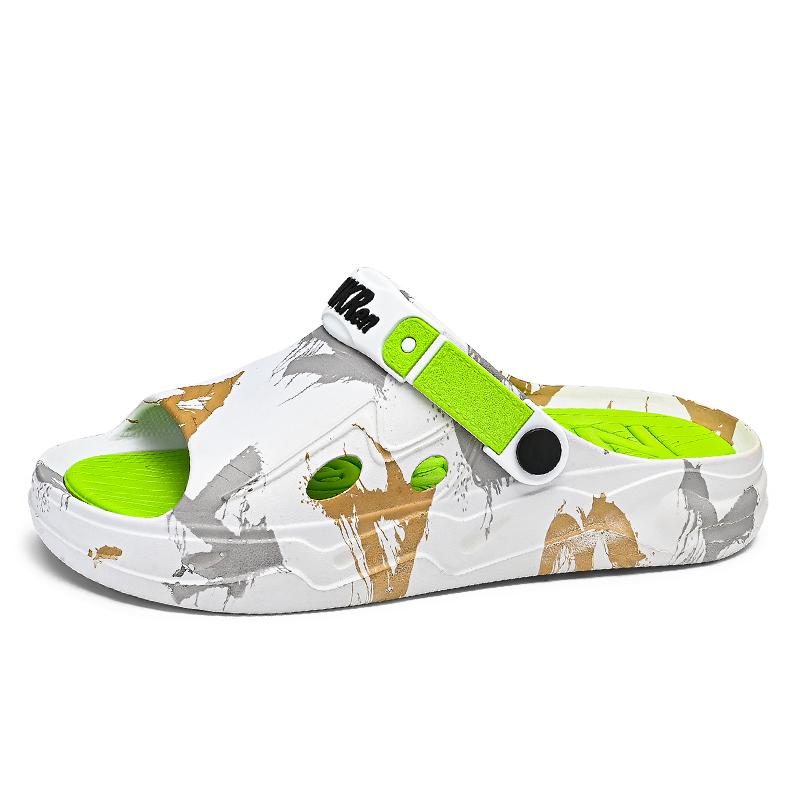 Модная мужская обувь больших размеров, летние нескользящие сандалии для ходьбы по воде, для отдыха и спорта, мужская обувь для улицы, пляжные шлепанцы, легкая обувь для ходьбы