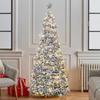 Pull Up Christmas Tree Artificial Foldable Home Decor Without Lights Portable Christmas Tree for Thanksgiving Holiday Party