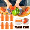 Finger Protector Silicone Thumb Cutting Knife Protector Gears Vegetable Harvesting Knife Pinching Plant Blade Scissors Gloves