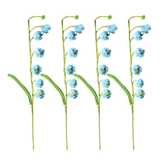 Ручная работа Цветок Ландыша Готовый Синельная проволока Цветочный Квиллинг Искусственный Цветок Подарки на День Святого Валентина Свадьбы Вечеринки Дни Рождения Дом