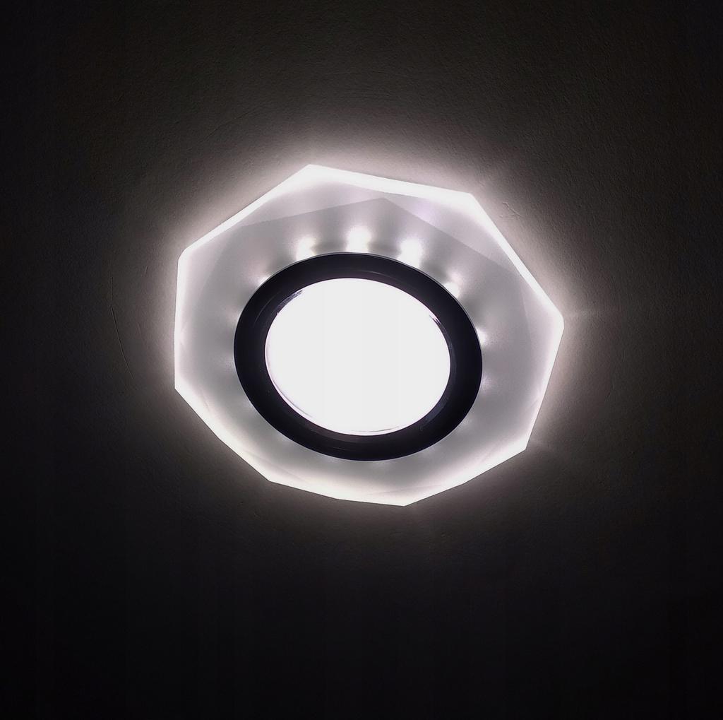 Halogen Glass Ceiling Fixture + Gu10 LED Strip