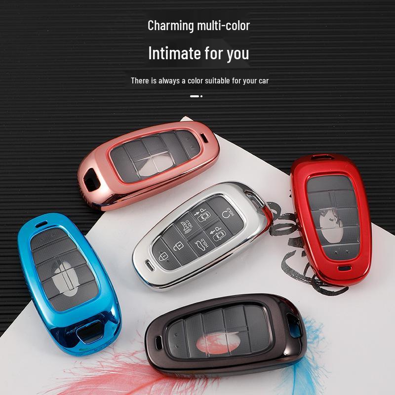 Прозрачный чехол для ключа для 2021 Hyundai Tucson L и Sonata