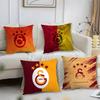 G-GalatasarayS Спортивная наволочка Короткий плюш Принт Наволочка для подушки Квадратные наволочки для диванных подушек Домашний декор для дивана