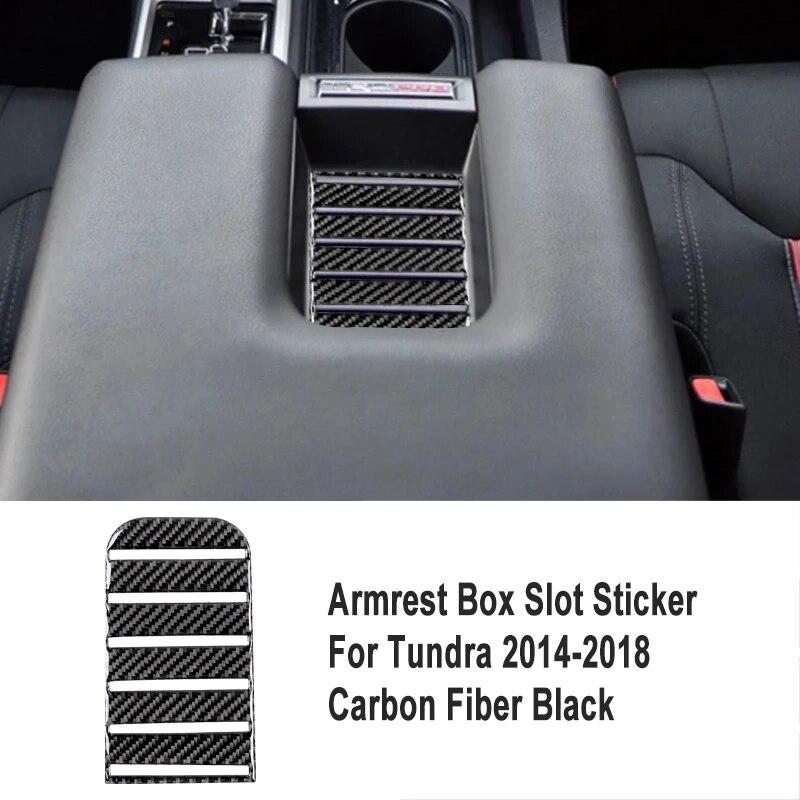 Для Toyota Tundra 2014-2018 автомобильная консоль, подлокотник, крышка центрального ящика для хранения, уплотнительная наклейка, отделка, автомобильные аксессуары для интерьера