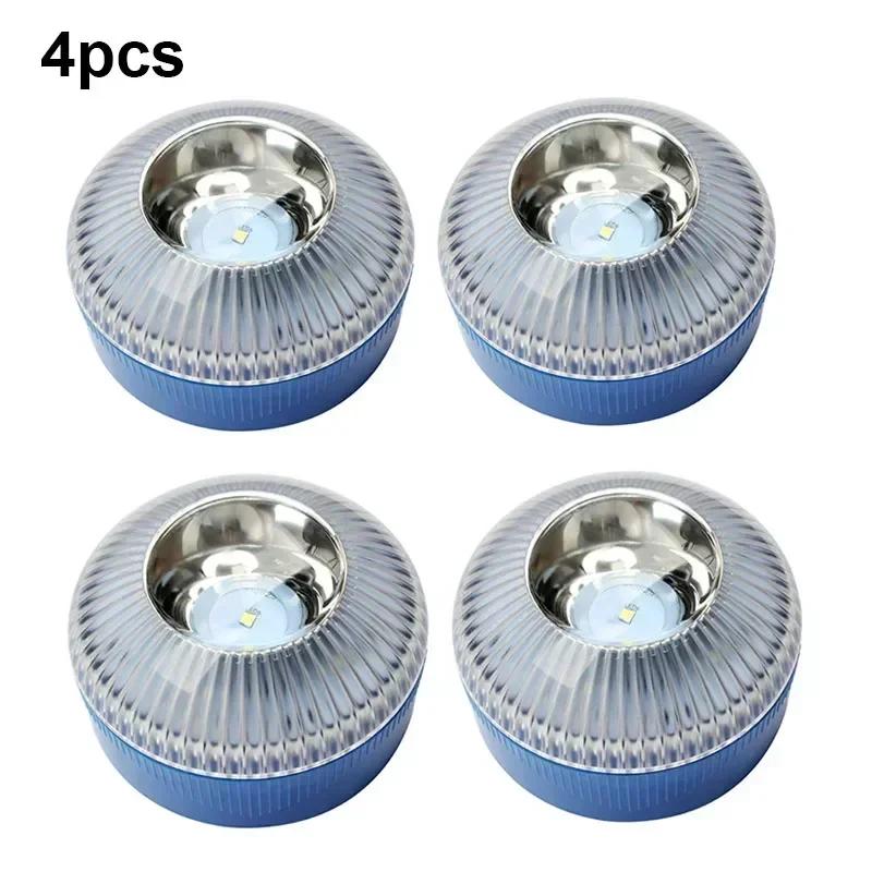 Новейший портативный аварийный автомобильный маячок оранжевый/синий/красный магнитно-индукционный стробоскопический водонепроницаемый фонарик