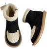 New Shoes: Soft-soled Fleece Side Zipper Ankle Boots for Women, Thick-soled and Fleece Round Toe Boots