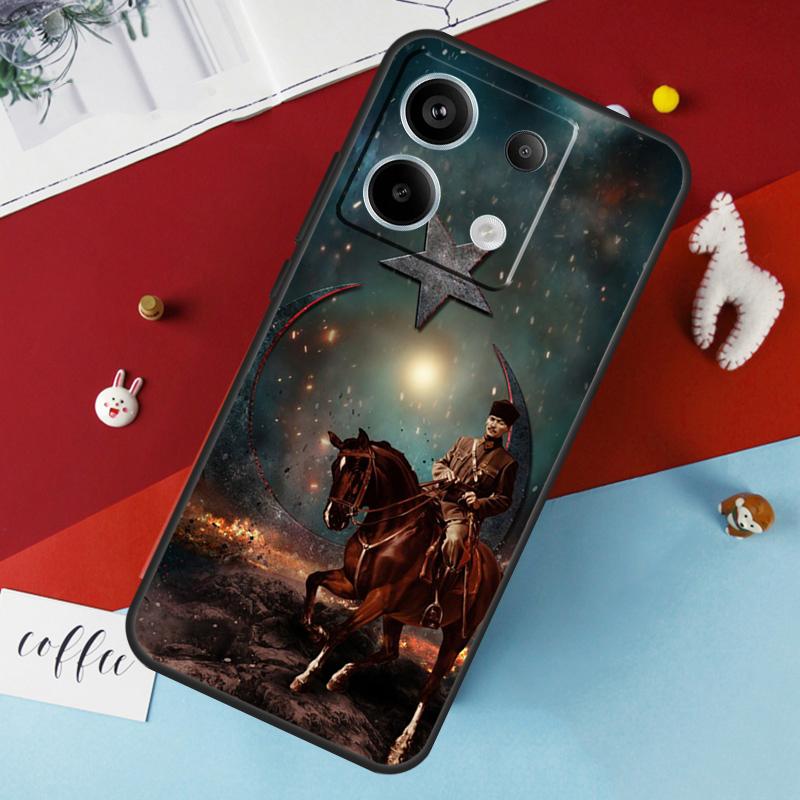 Турция Мустафа Кемаль Ататюрк Чехол Для Xiaomi Redmi Note 14 12 11 10 13 Pro 15 Pro Plus Redmi 15 14C 10C 12C 13C 15C Чехол