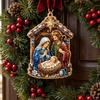 Seasonal Handmade Ornaments Christmas Faux Pearl Art DIY Kit, Make 10Pcs Hanging Ornaments, Festive Diamond Kit Rhinestone Craft for Adults,