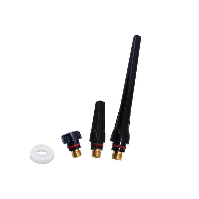 TIG Welding Torch Consumables Cup Gas Lens and Collet Gasket Back Cap Kit for WP 9 20 25 T32 1/16 3/32 1/8 17pcs