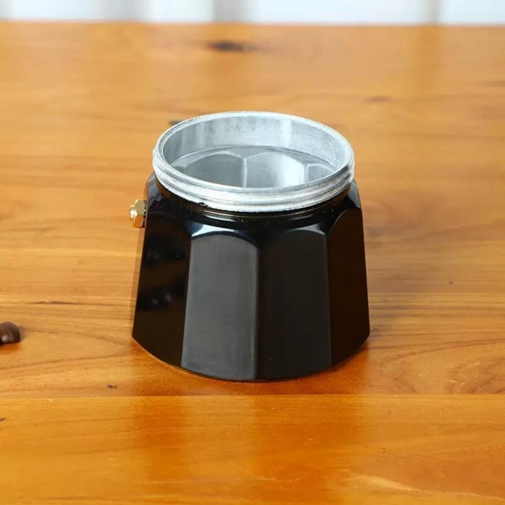 Кофеварка с ручкой Мока Пот Черная Кофеварка для эспрессо Классический чайник для эспрессо Кафе