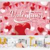 115cmx180cm Valentine's Day Photography Backdrop Celebrate Happy Valentine's Day Banner  Engagement