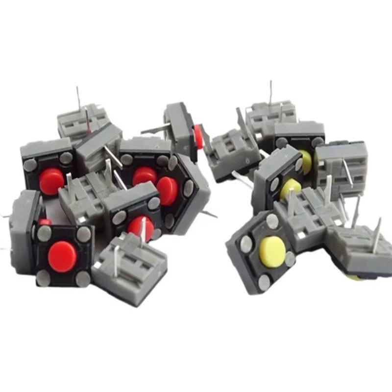 10Pieces Mouse Mute Microswitches 6x6x4.3mm Rectangle Mouse Switches Set For Noise Reduced Operating