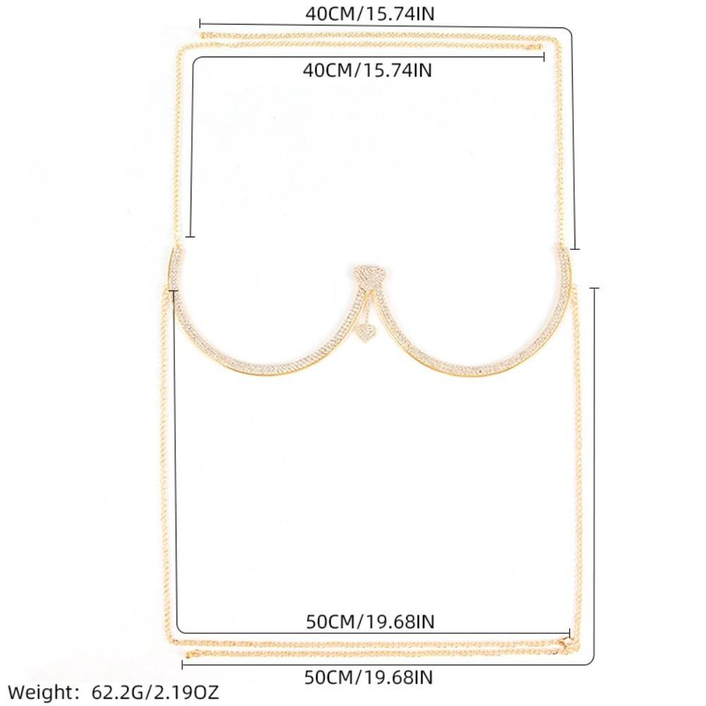 Кисточка Бюстгальтер Нагрудная Цепочка Цветок Цепочка на Грудь Панк Поддержка Груди Цепочка для Тела Платье с Низким Вырезом