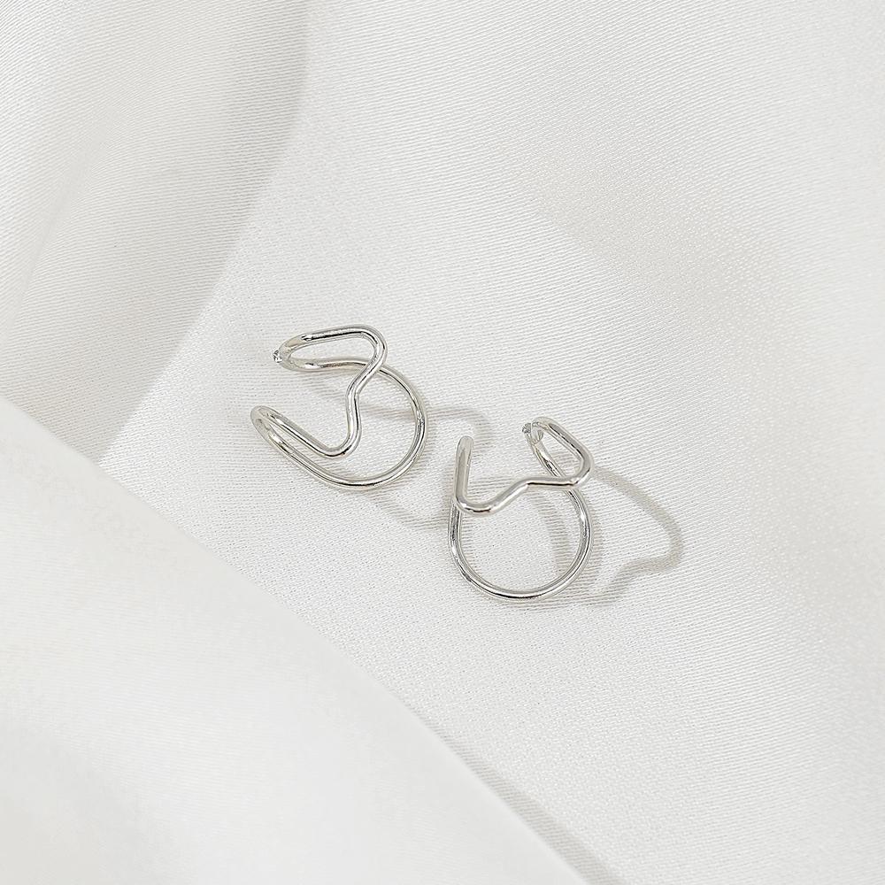 Женские серьги, удобные серьги-клипсы, студенческие милые ювелирные изделия, простые модные очаровательные серьги