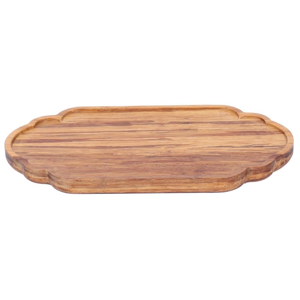 Bamboos Serving Plate Oval Food Platter Easy To Clean Japanese Style Tray Tea Room Use
