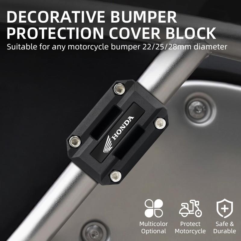 PYYG6 2pcs Motorcycle Engine Bumper Block Engine Guard Block Crash Bar for Honda Honda CRF CB CR XR CRM CBR 250 300 350 400 500 600