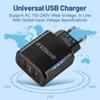 5V3A Dual USB Зарядное устройство Светодиодное освещение Быстрая зарядка ЕС США Plug QC 3,0 Адаптер питания для Iphone 11 12 13 Pro Max Samsung Xiaomi