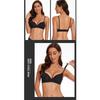 Women Underwear Sexy Deep V Push Up Bras Seamless Comfort Everyday Lingerie Solid Wireless Plus Size B C D E F Cup Brassiere