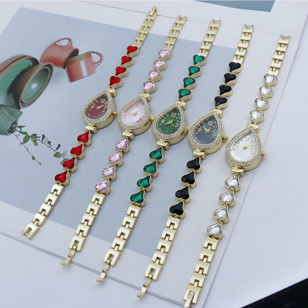 Fashion Accessory Heart Bracelet Watch Alloy Women's Quartz Watch Heart Wristwatch Casual Occasion