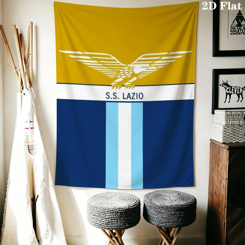 Lazio Wall Tapestry Aesthetic Wall Hanging Printed Fabric Blanket Decorative Tapestries for Bedroom Living Room Home Decor