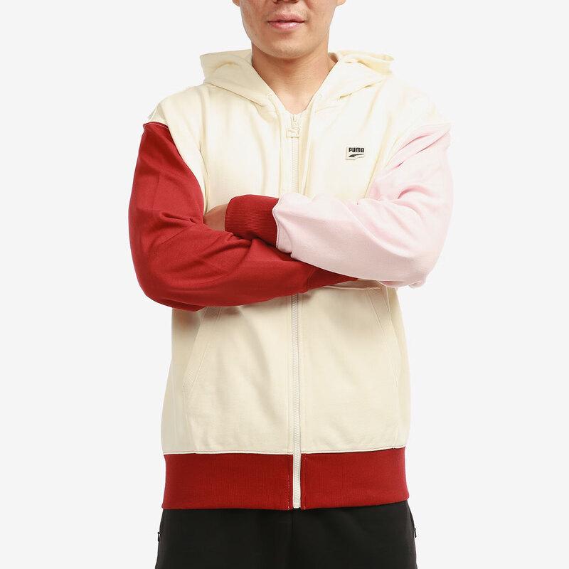 Puma Вязаная куртка с капюшоном в стиле колор-блок