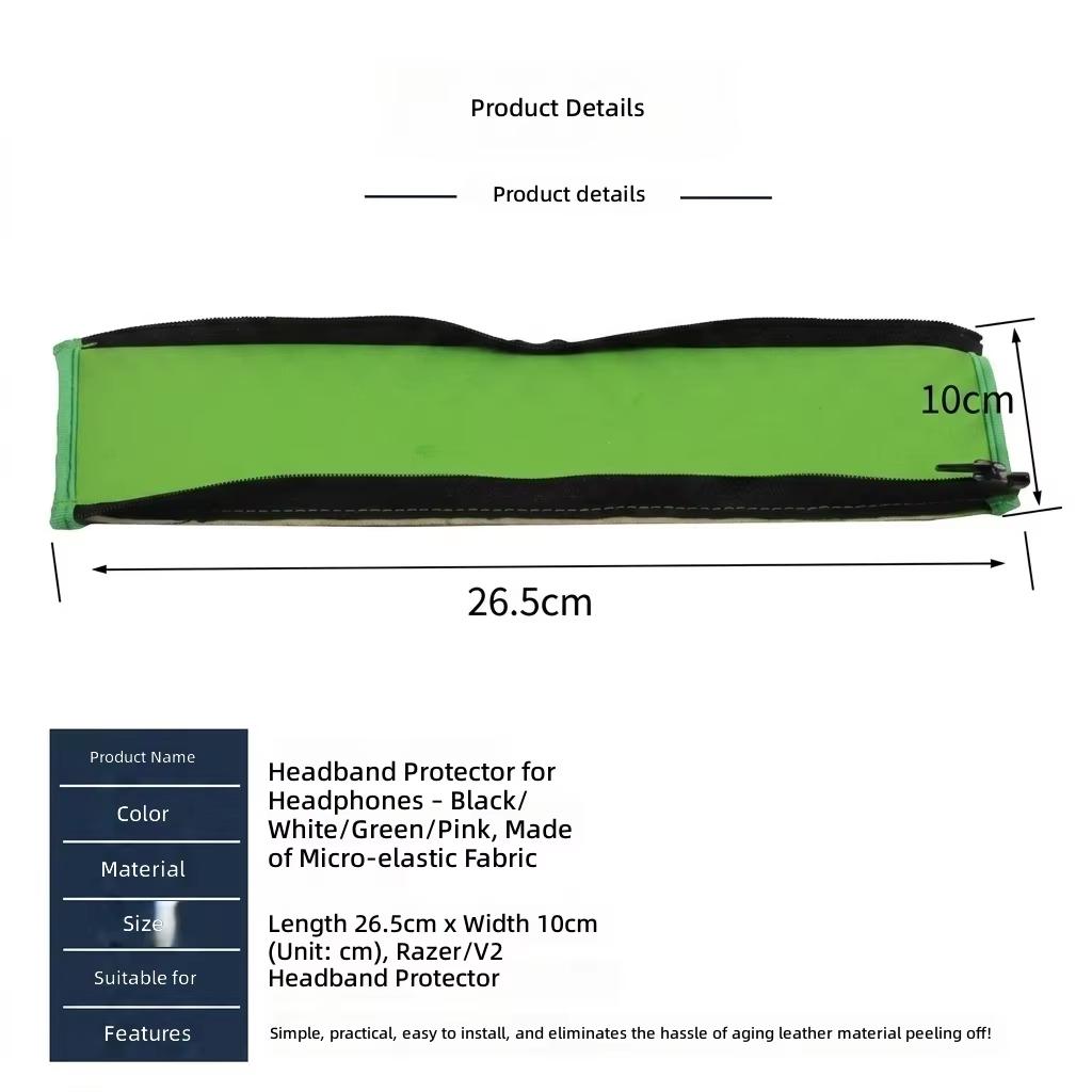 Universal Replacement Headphone Headband Cover Headband Cushion Pad Cover Compatible with Daryo D3 Head Band Protector