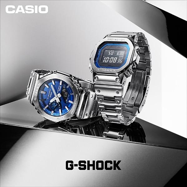 Casio Мужские часы G-SHOCK GMW-B5000D-2JF [G-SHOCK Full Metal Series] Square Watch Silver Stainless Steel