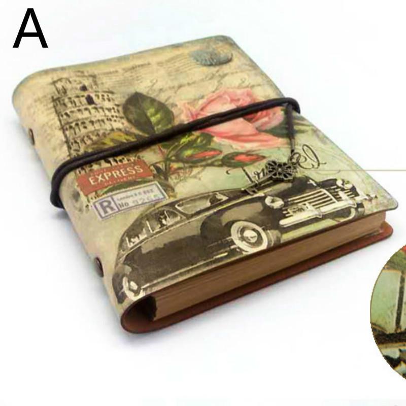 Vintage Stationery PU Leather Notebook Creative Kraft Paper Planner Sketchbook Agenda Diary Notebook