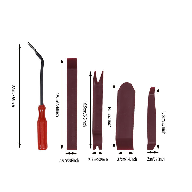 Набор из 4 инструментов для снятия автомобильной отделки, не царапающий панель автомобиля, набор отверток для снятия аудиопанели