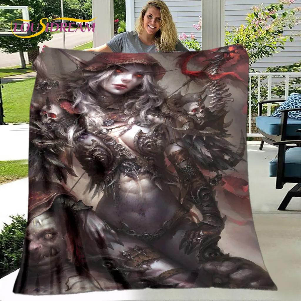 World of Warcraft, WOW Игра Геймер Мягкое Плюшевое Одеяло, Фланелевое Одеяло Плед для Гостиной Спальни Кровати Дивана Покрытие для Пикника