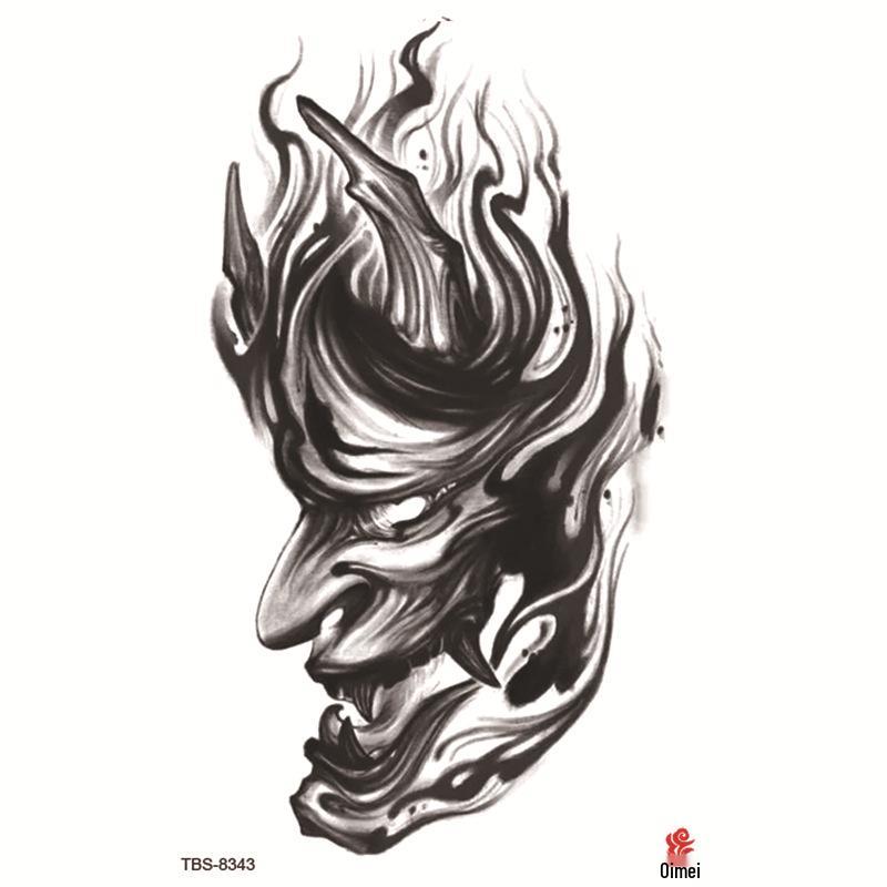 Набор маленьких водостойких тату-наклеек с тотемами и символами для предплечья