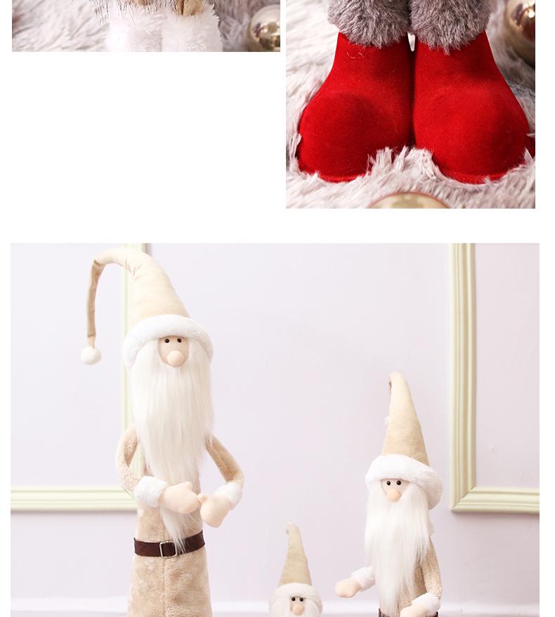 Santa Claus Figurine Christmas Decoration: Standing Old Man Doll