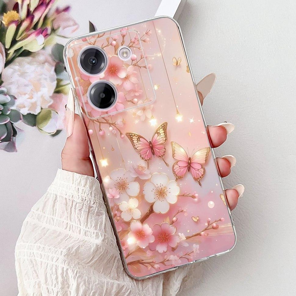 Для Xiaomi Poco M7 Pro 5G Чехол Новый Рисунок Дракона Покрашенный Чехол Для Poco M7 PocoM7 Pro 5G Задняя Крышка Мягкий ТПУ Чехлы