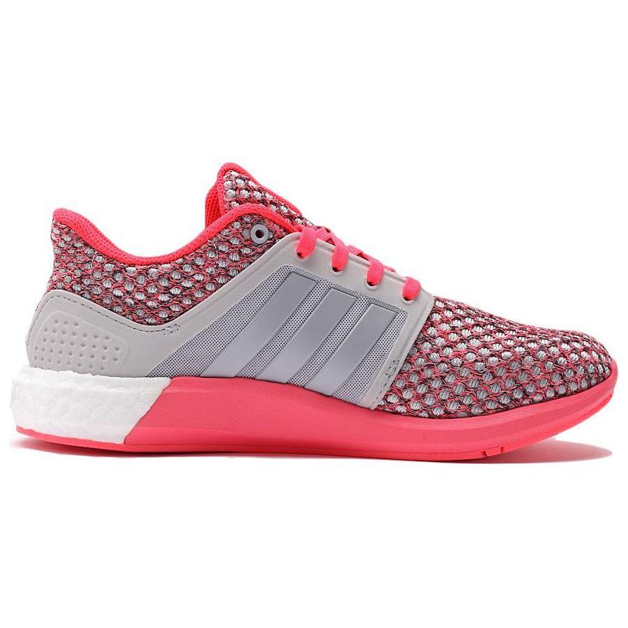 adidas Удобные Амортизирующие Прочные Кроссовки с Низким Верхом для Бега Женские Кроссовки Серые Красные D68998