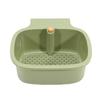 Kitchen Sink Filter Basket Sink Washing Basin Anti Leak Filter Basin One Click Press Type Grid Drain Storage Rack Strainer