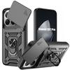 Shockproof Case - E.F.CONNECTION - for Xiaomi 15T Pro - with Ring and Lens Protection - Black