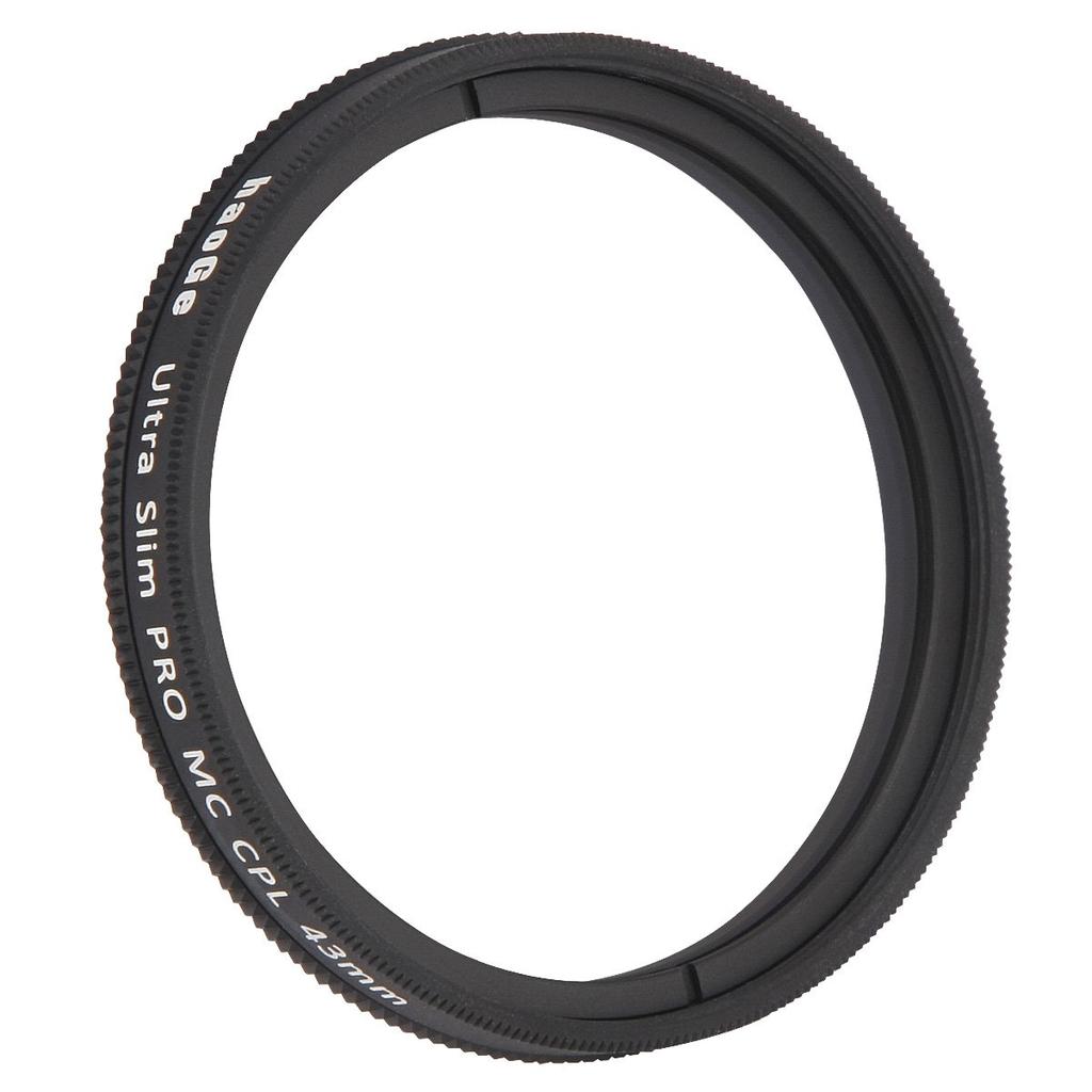 Haoge 43mm MC CPL Circular Polarizer Polarizing Lens Filter for and Tamron Digital Camera DSLR Lenses Multi-Coated Canon, Nikon, Sony, Minolta,