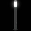 3 Pack Stainless Steel Bollard Lights with Socket 80 cm IP44