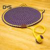 Cat Scratcher Mat Natural Cotton Rope Scratching Mat Cat Ear Design Scratcher with Ball Toy Furniture Protector for Wall Couch Carpet Sofa