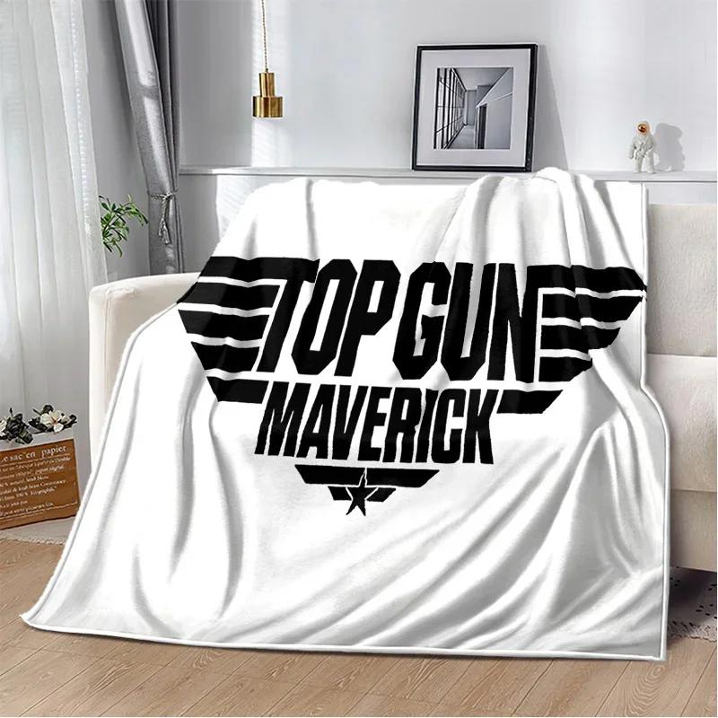 Классическое 3D одеяло Top Gun с вывеской фильма, мягкое одеяло для дома, спальни, кровати, дивана, пикника, путешествия, офиса, покрывало для отдыха, детское одеяло