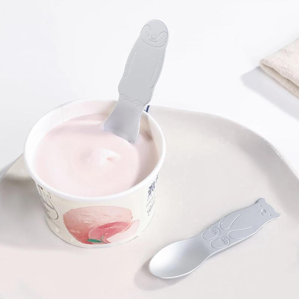 Japan Dessert Spoon Aluminum Coffee Spoon Household Ice Cream Spoon  Kids