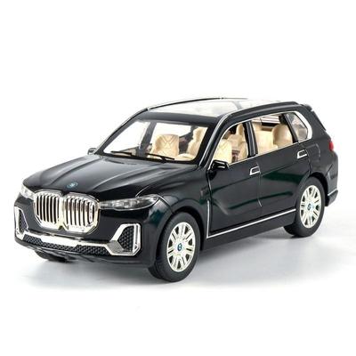 1/24 BMW X7 внедорожник литой автомобиль модель литой игрушечный транспорт металлический игрушечный автомобиль коллекция звуковая и световая имитация детские игрушки подарок