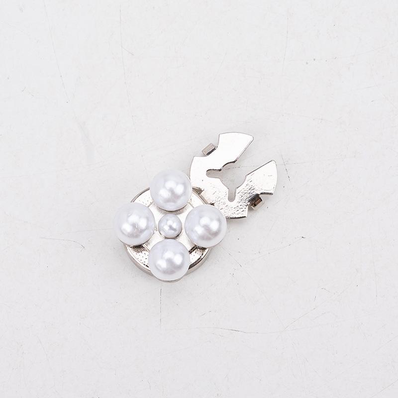 Декоративные запонки и пуговицы для воротника с цветными стразами