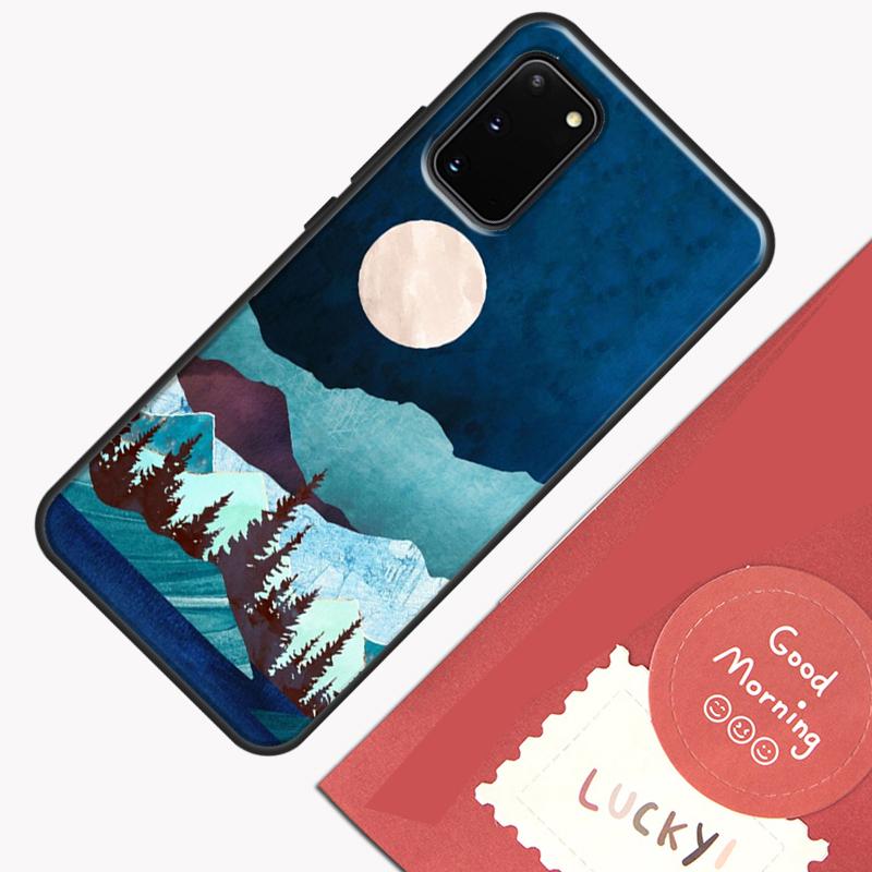 Чехол для телефона 'Звездное озеро горы' для Samsung Galaxy S26 S25 Ultra S20 S21 S22 S23 S24 S10 Plus S25 FE Защитный корпус