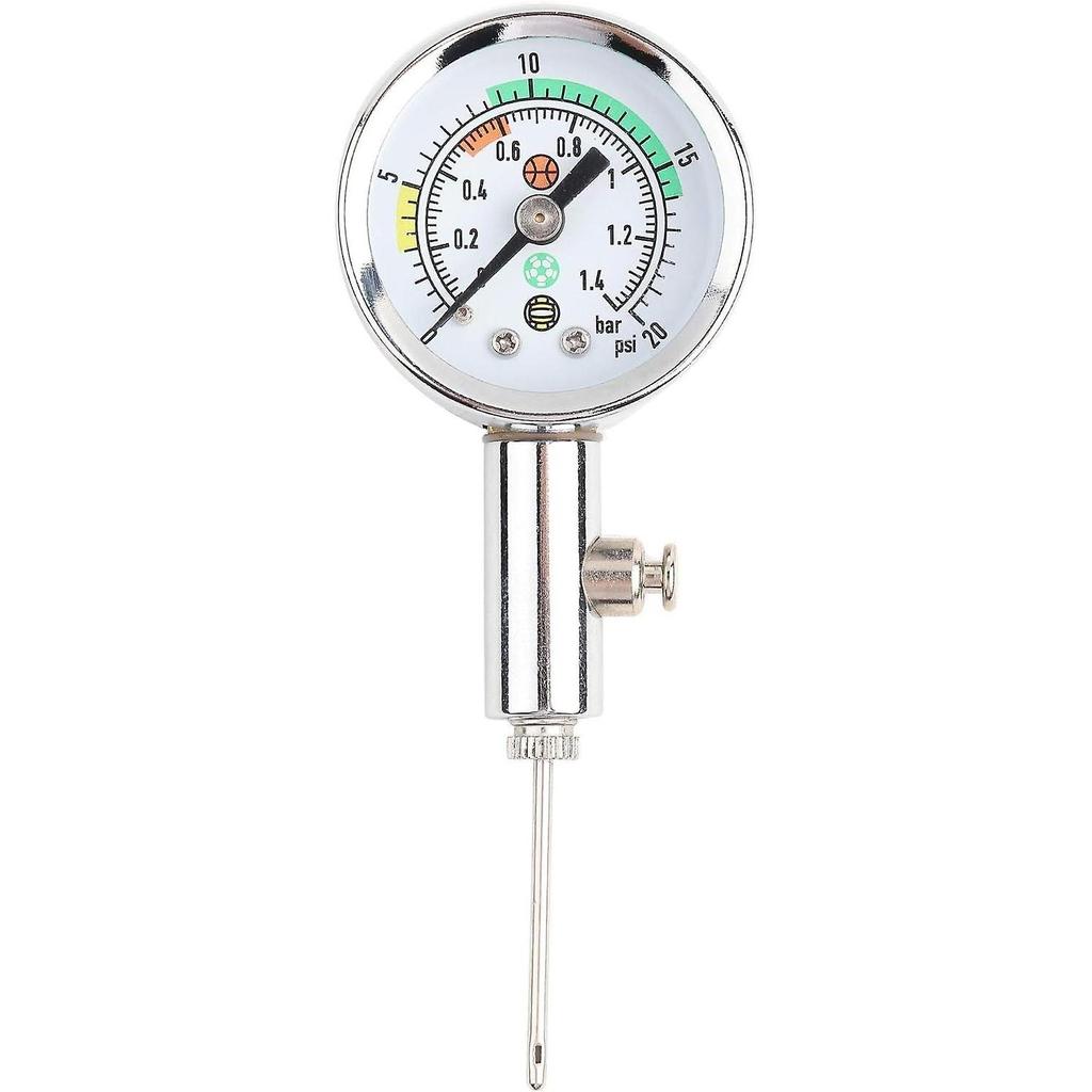 Ball Pump Ball Pressure Gauge, Mini Air Pressure Gauge Barometer Tool for Football Rugby Volleyball